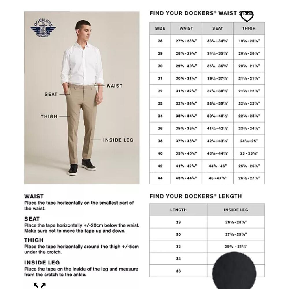 Dockers Steelhead Classic Fit Signature Iron Free Khaki Pants 32x30 NWT - Picture 5 of 8